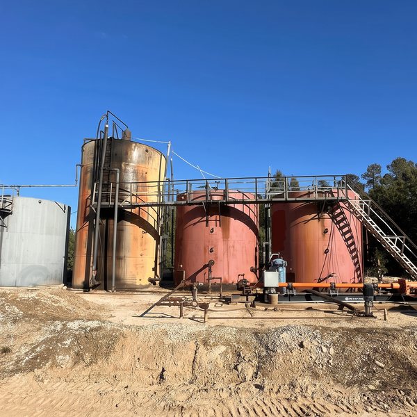 The tank battery
